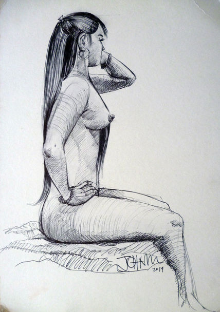 Mujer desnuda y...