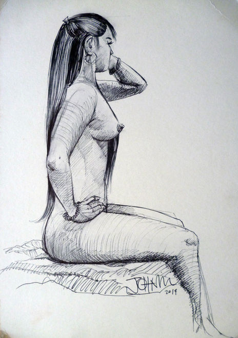 Mujer desnuda y...