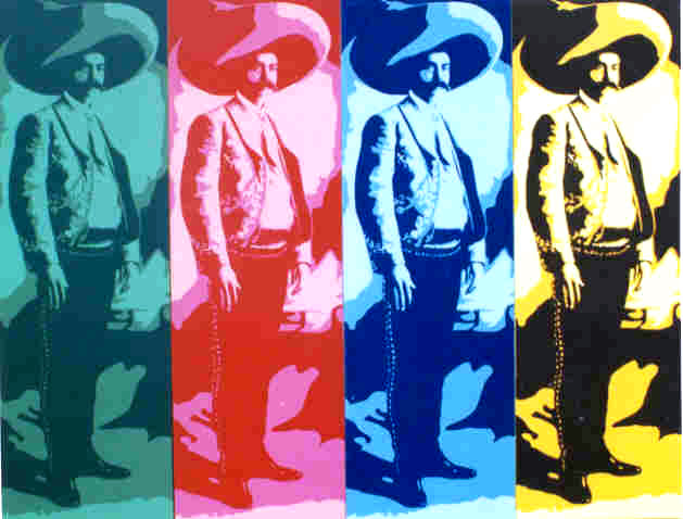 Emiliano Zapata. La Esperanza Acrylic Textile Portrait