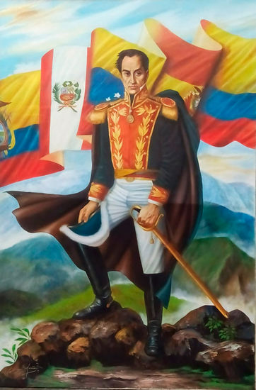 SUEÑO LIBERTADOR Oil Canvas Figure Painting