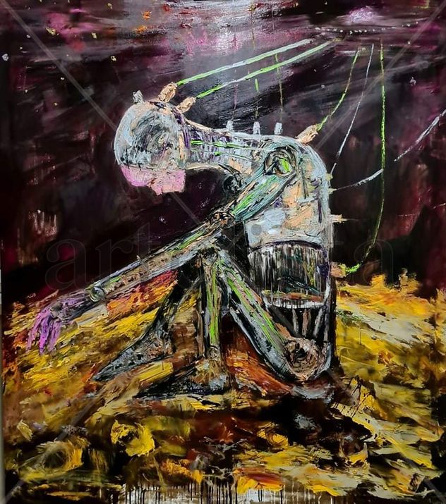 RECOLECTANDO VIDAS.- 150x130cm.