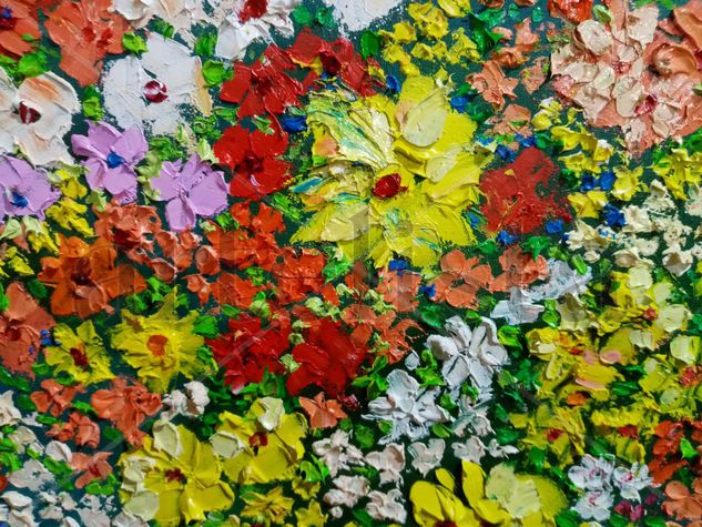 Bello Oil Canvas Floral Painting