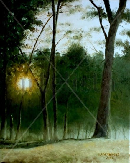 BOSQUE Oil Canvas Landscaping