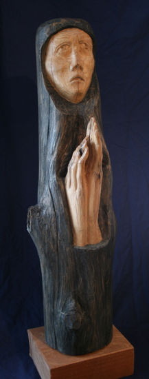 Suplicacion Wood Figurative