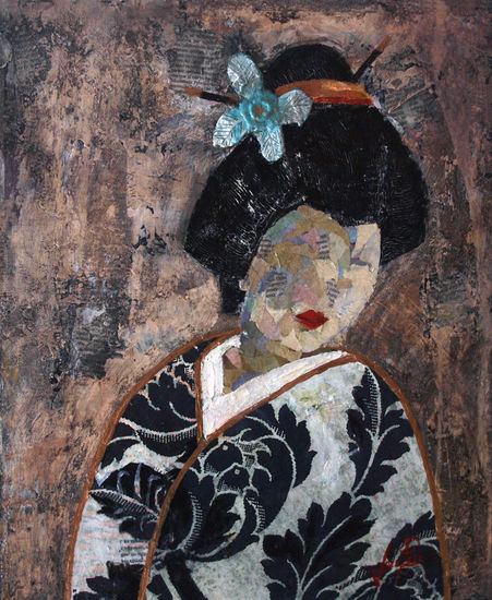 SERIE GEISHA 00014 Textile Figure