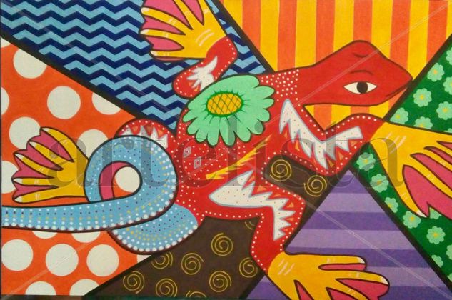 Alebrije Acrylic Canvas Animals