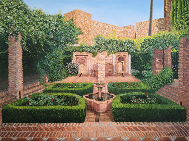 Alcazaba Oil Canvas Landscaping