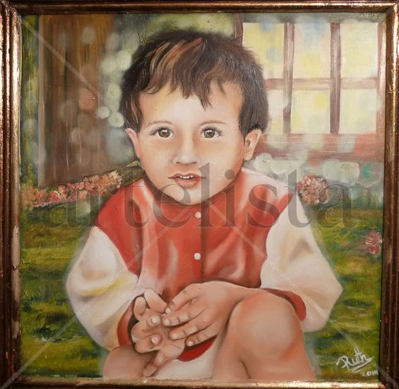 miguel angel Oil Canvas Portrait