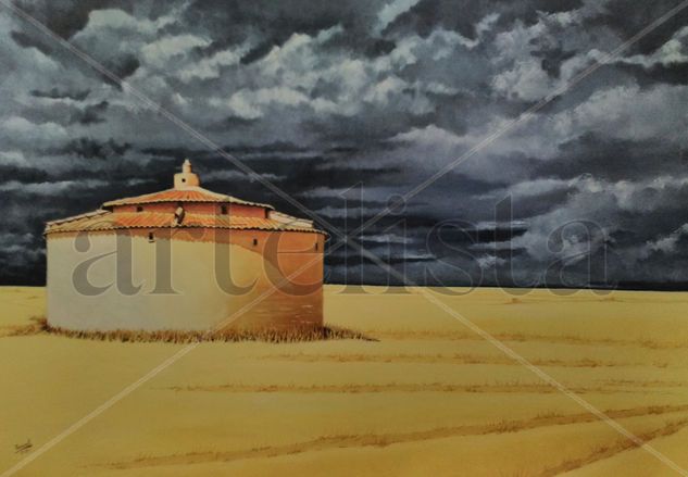 SE BARRUNTA NUBLADO Oil Canvas Landscaping