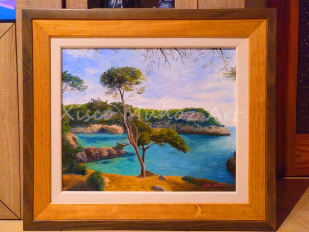 Cala Mitjana Menorca Oil Canvas Marine Painting