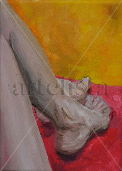 Piernas 15 Oil Canvas Nude Paintings