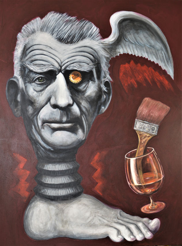 Retrato de Samuel Beckett