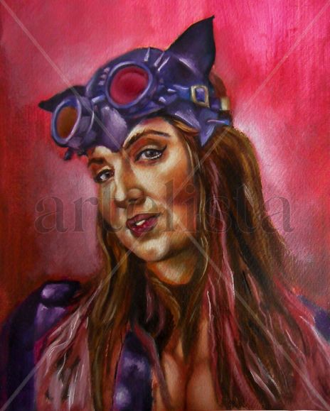 Retrato de Catwoman
