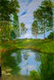 Paisaje con lago