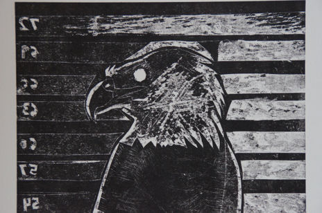 Aguila en jaula