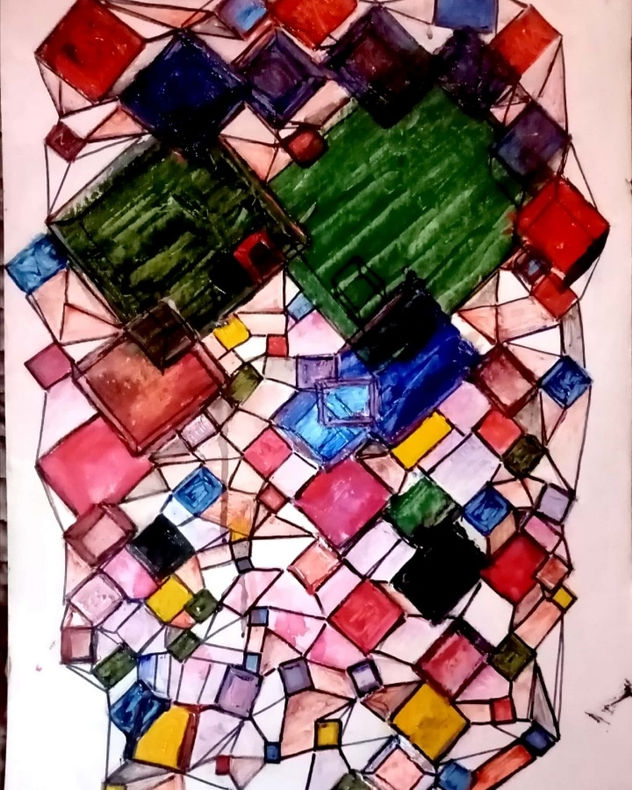 Juego en linea de cubos, año 2018, Constitucion, chile.
