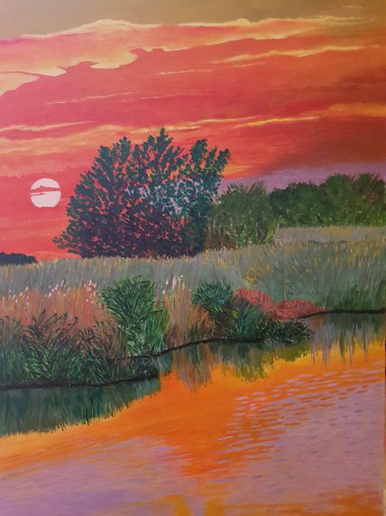 Atardecer en la...