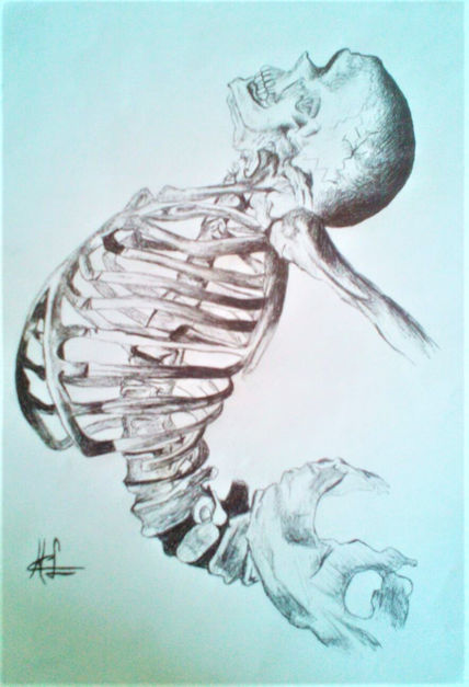 Esqueleto a bolígrafo