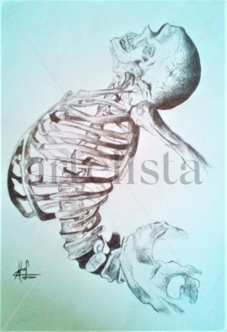 Esqueleto a bolígrafo