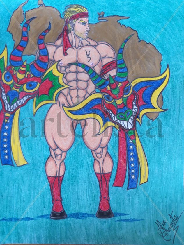 Alej Palacios ( diablo danzante de Yare)