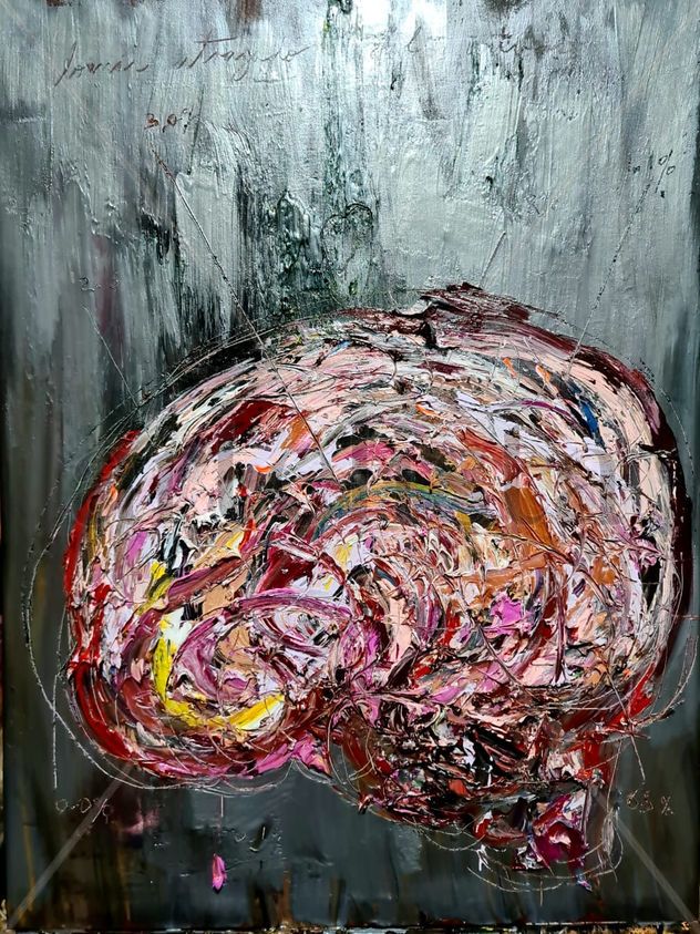 LO MAS ATRASADO EN EL UNIVERSO.- 60x80cm.