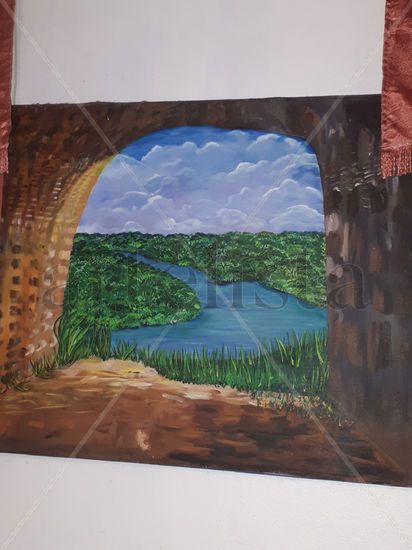 San Lorenzo Acrylic Canvas Landscaping