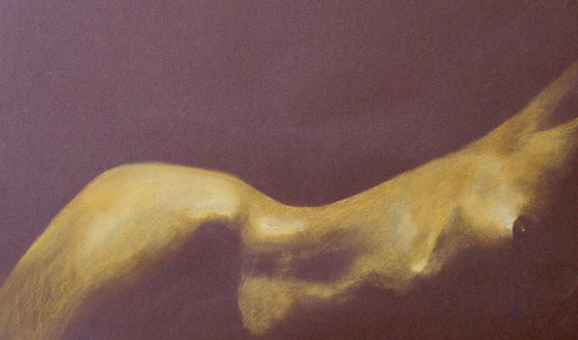 Maria Pastel Paper Nude Paintings