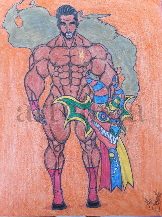Aruay Rodríguez. Diablo danzante de Yare.