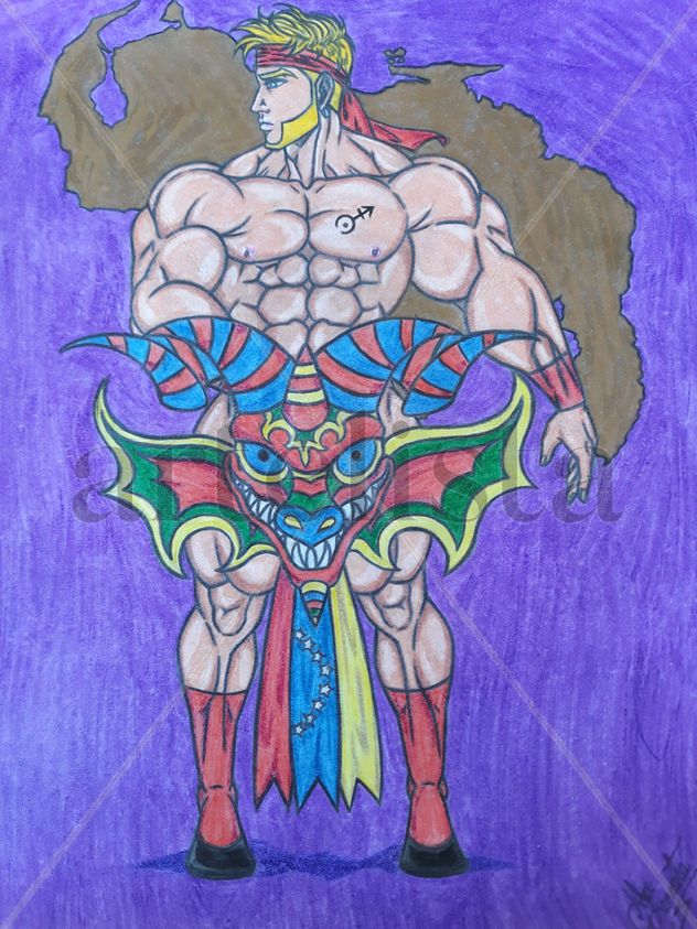 Jerdany Palacios. Diablo danzante de Yare.