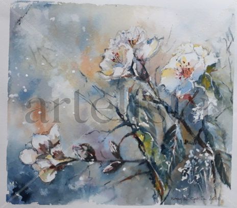 Más flores de almendro