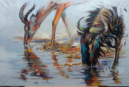 En etosha park,...