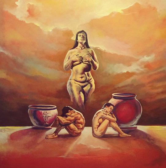 OBESIDAD & CULTO AL CUERPO Oil Canvas Figure Painting