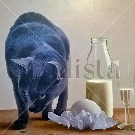 Sin moros en la costa Oil Canvas Animals