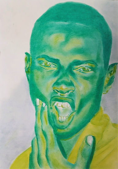 Style Pastel Paper Portrait