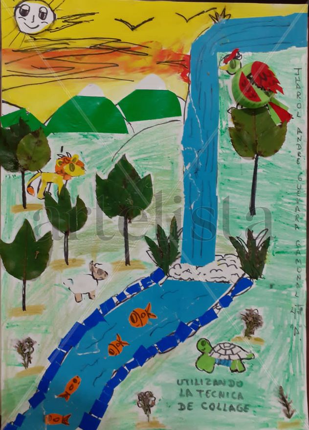 DIBUJO CON LA TÉCNICA DEL COLLAGE