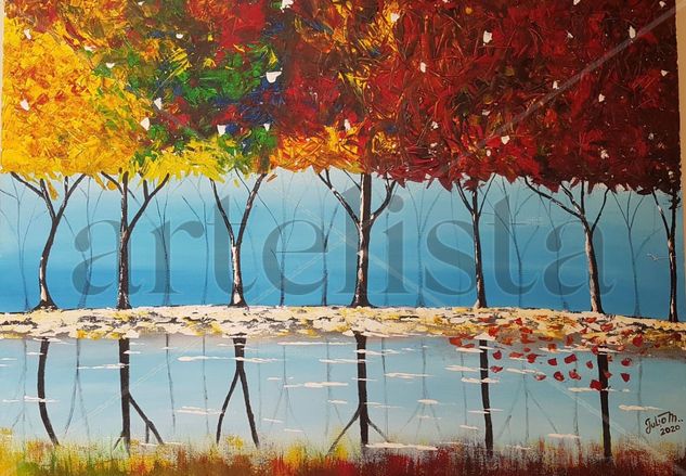 Serenidad Acrylic Canvas Landscaping