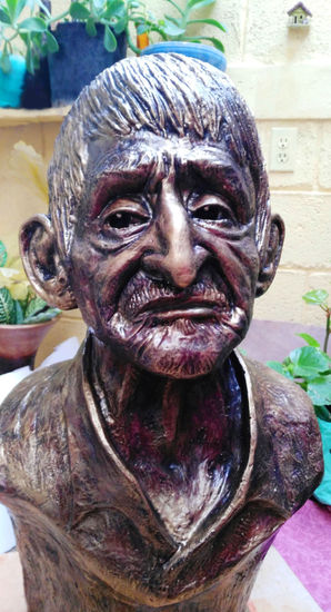 CACIQUE CIPRIANO MARTINEZ, ESCULTURA  HONDUREÑA.  johnny mcdonald pintor hondureño Otros Figurativa