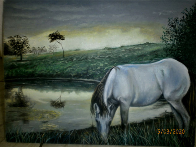 Añoranzas Oil Canvas Landscaping