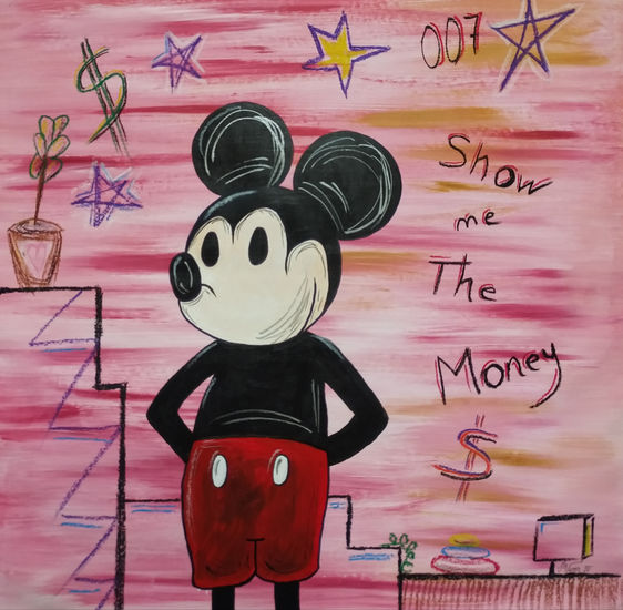 Mickey mouse Acrylic Canvas Others