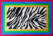 Zebra en ventana