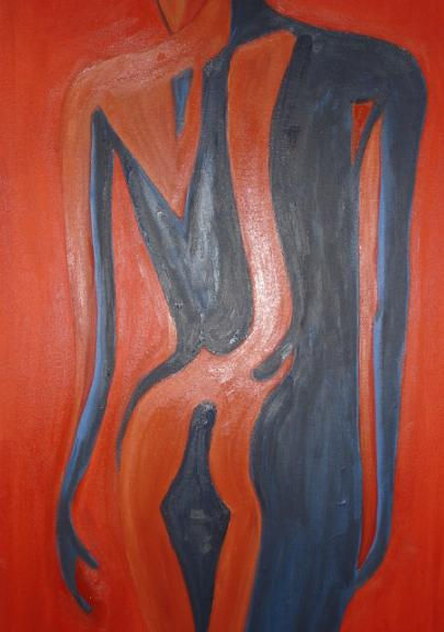 Fig Mujer Azul/Rojo