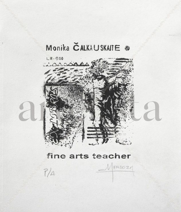 EXLIBRIS MONIKA CALKA SKATI