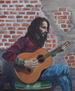 Tocando la guitarra