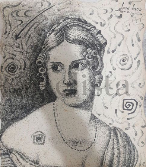 Paolina Bonaparte(Dibujo) Mixed Media