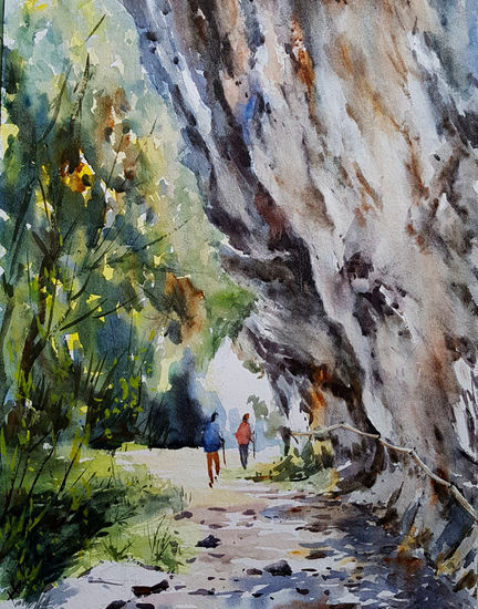 ruta les xanes Watercolour Paper Landscaping