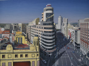 MADRID DESDE TERRAZA CORTE INGLES - CALLAO Y GRAN VIA