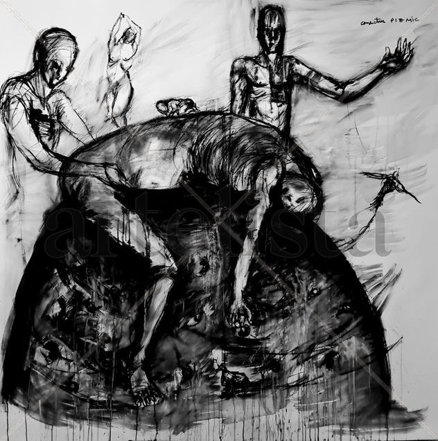 ARRAIGO A ESTE MUNDO.- 200x200cm.