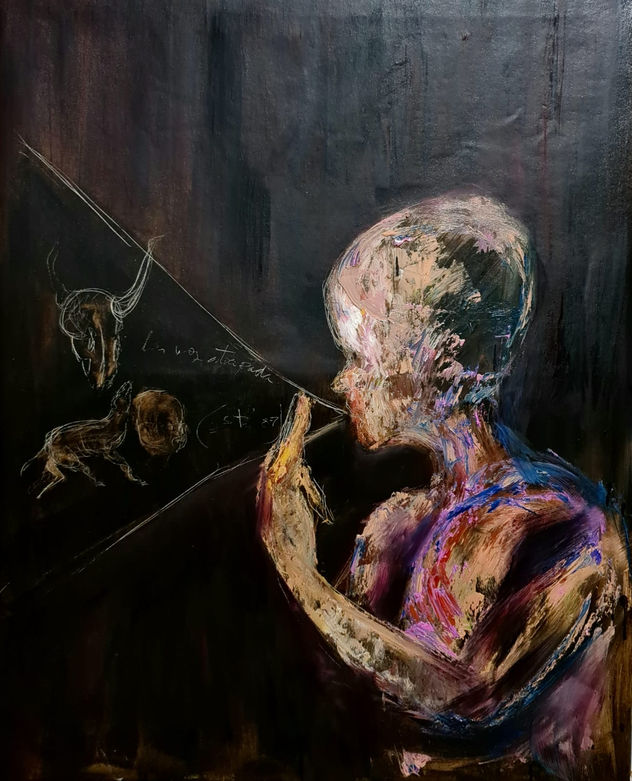 PALABRA ATRAPADA.- 80x100cm.