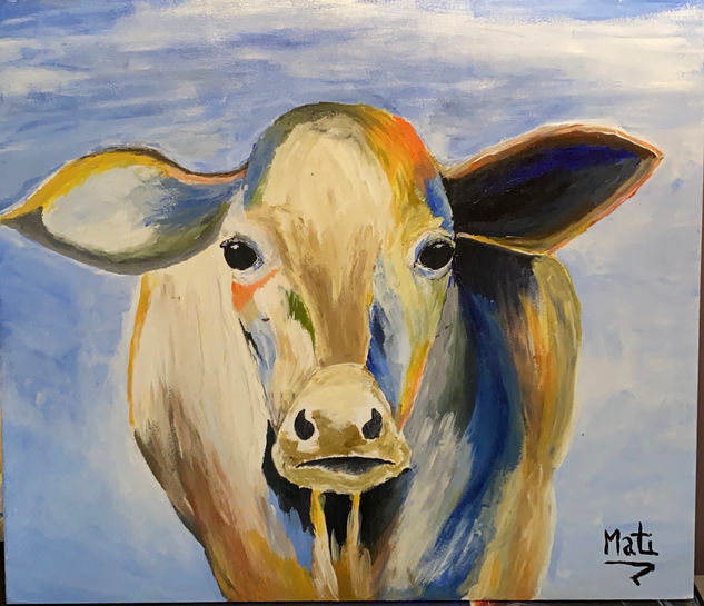 Vaca Acrylic Panel Animals