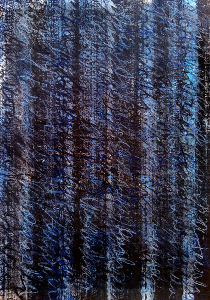 Garabatos en azul